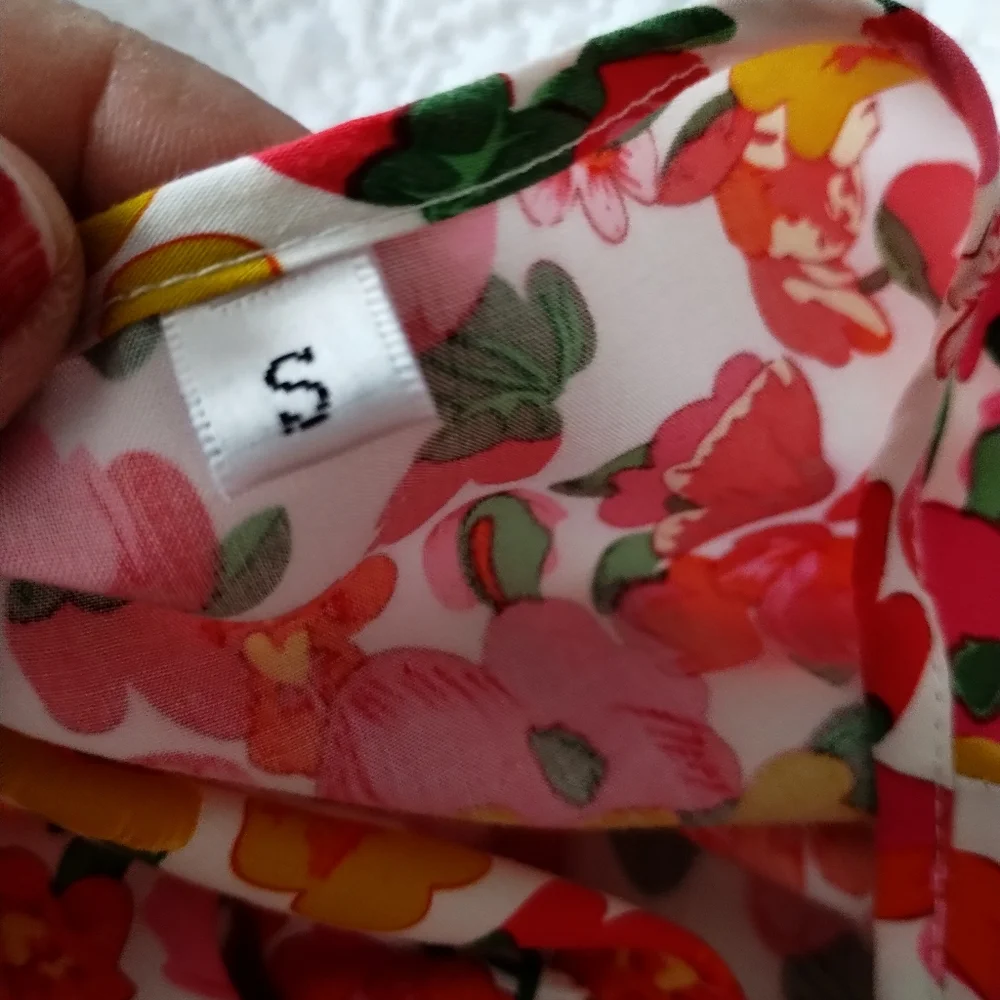 Boho Maxi Floral Women's Dress Small